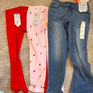 Bundle of three Cat & Jack Kids pants/leggings